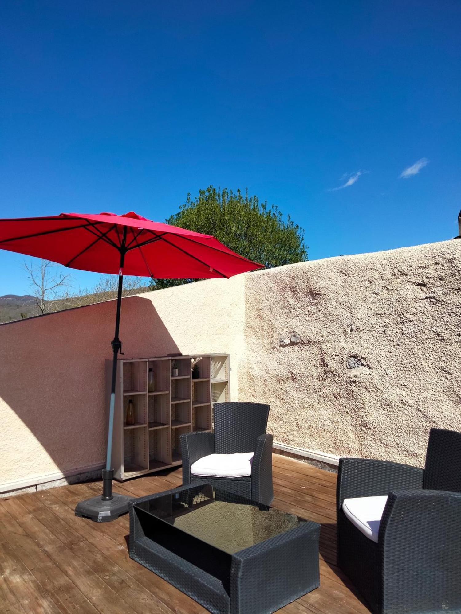 Chambre D'Hotes La Terrasse De Sabatas Chomérac Exteriör bild